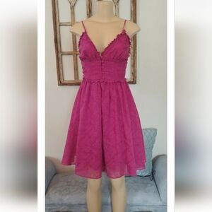 Arden B XS Spaghetti Straps Sexy Sundress Garden party Wedding Guest Dress